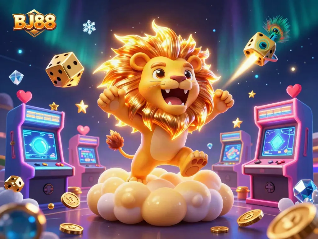 BJ88 delivers a thrilling casino adventure with vibrant 3D elements and colorful gaming excitement.