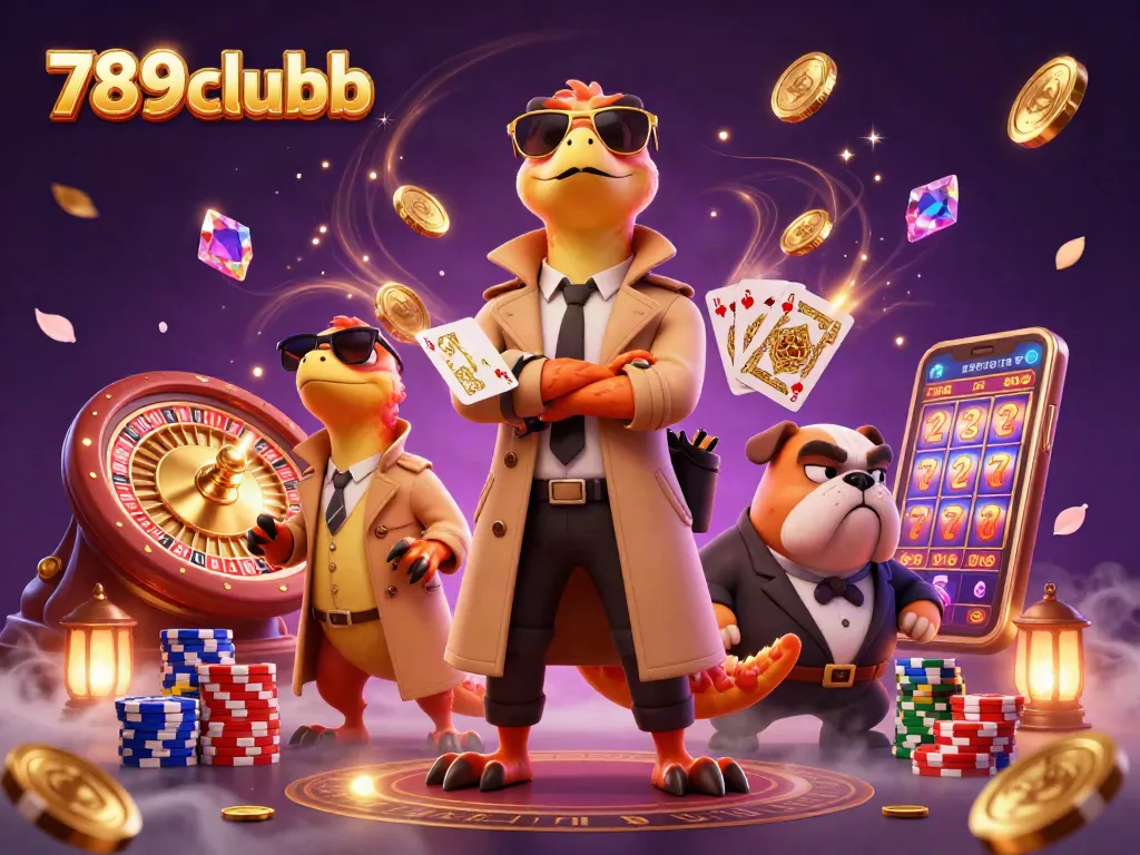 Experience the excitement at 789clubb with raptors in disguise entering a VIP lounge of a casino.