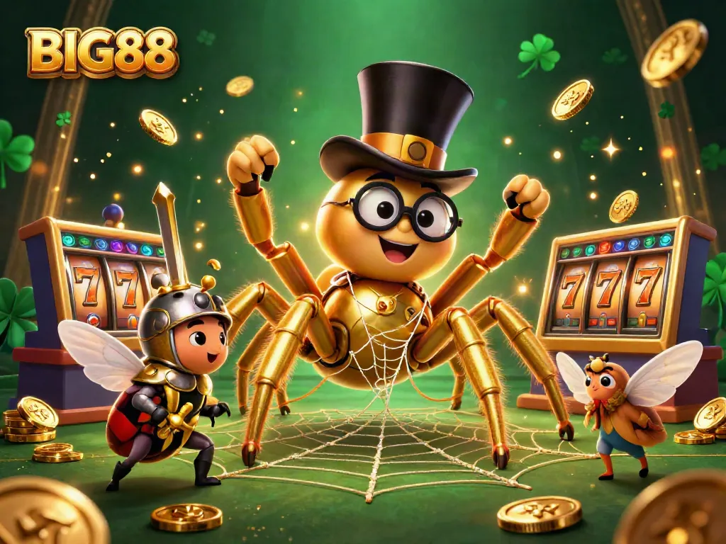 Engage with BIG88's thrilling jackpot experience surrounded by dynamic slot elements!